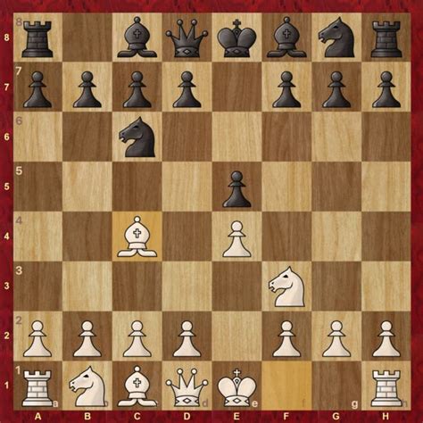 italian game chess moves.